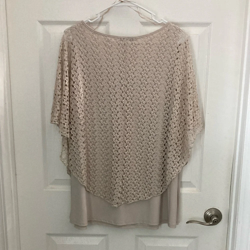 Andrea Jovine Cream Crochet Top - Picture 4 of 4